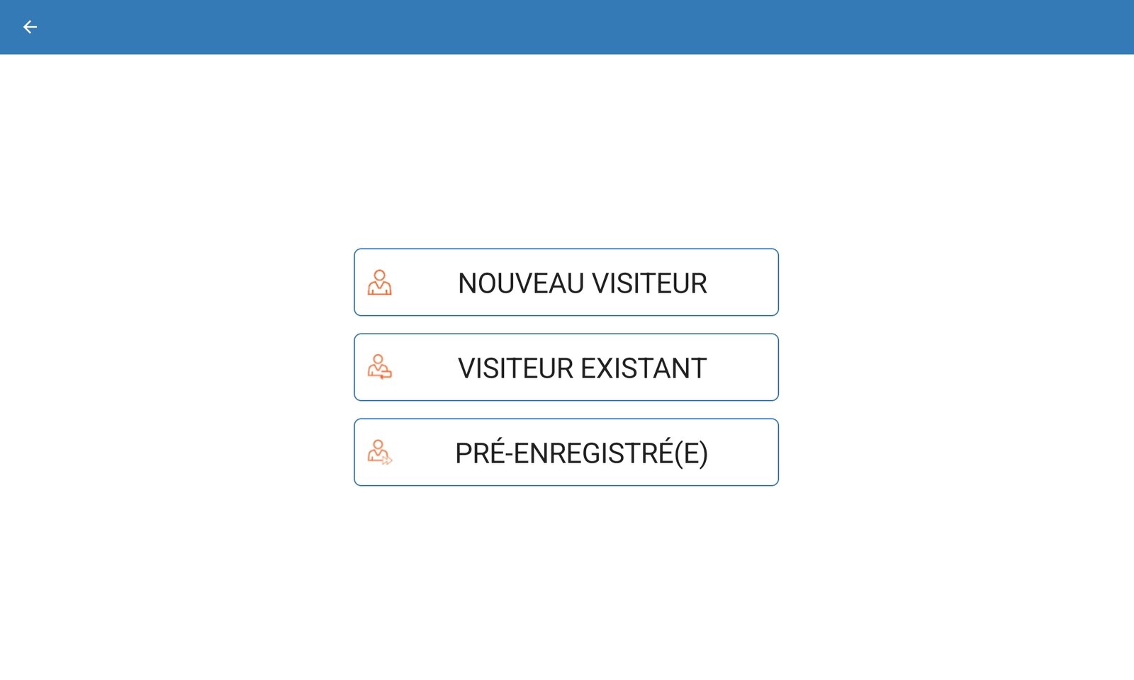 Version EHPAD — borne d'accueil pour familles