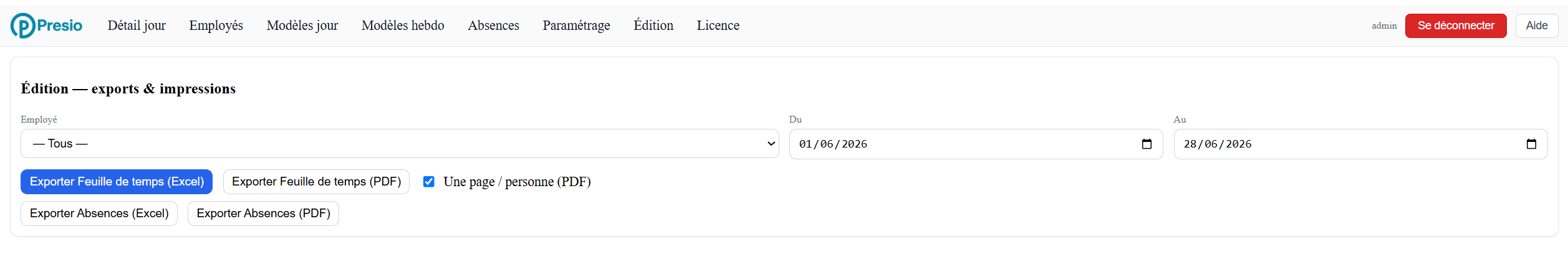HorioStart — Pointage clé en main pour TPE de moins de 20 salariés – Image 4